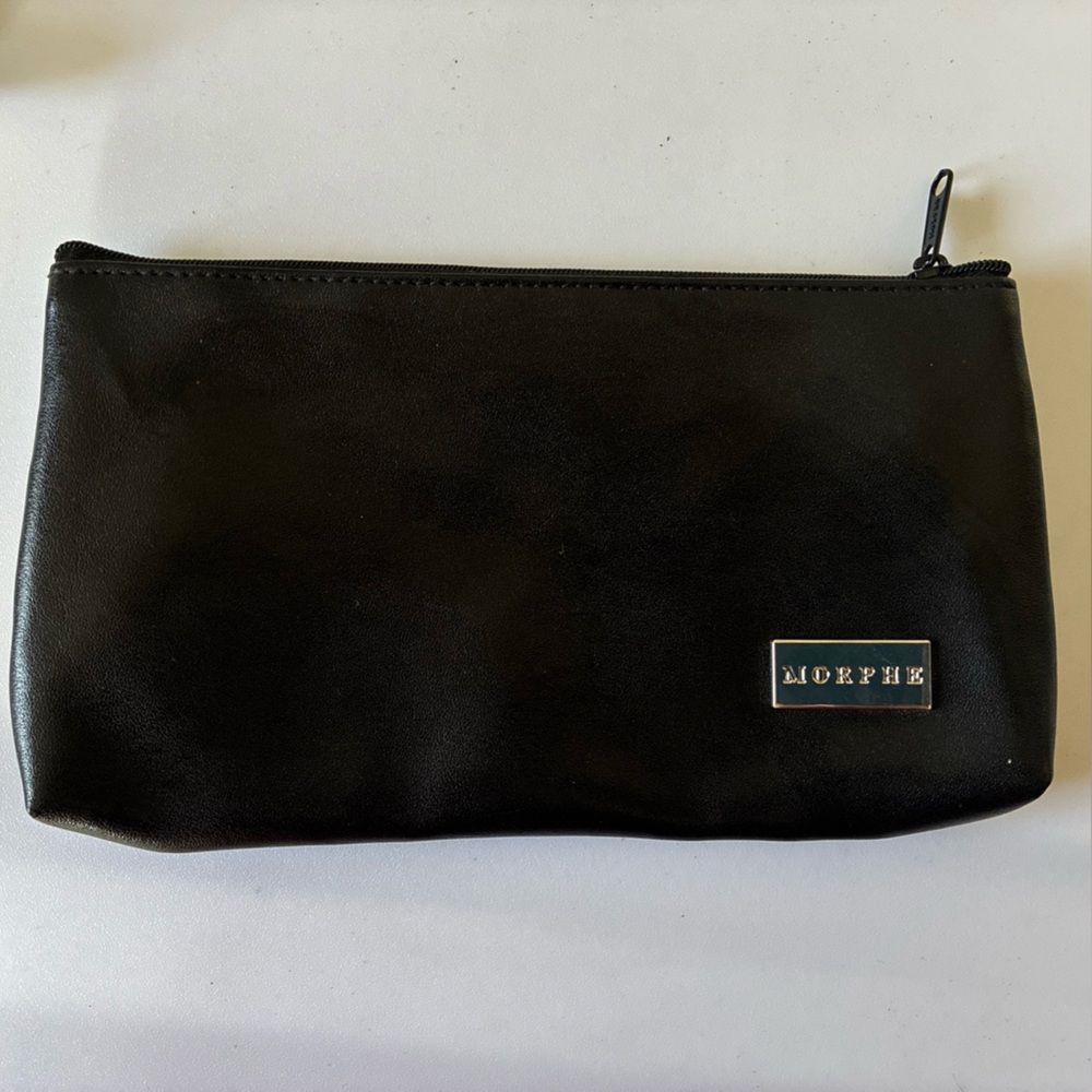 Morphe Vegan Leather Black Makeup Travel Bag